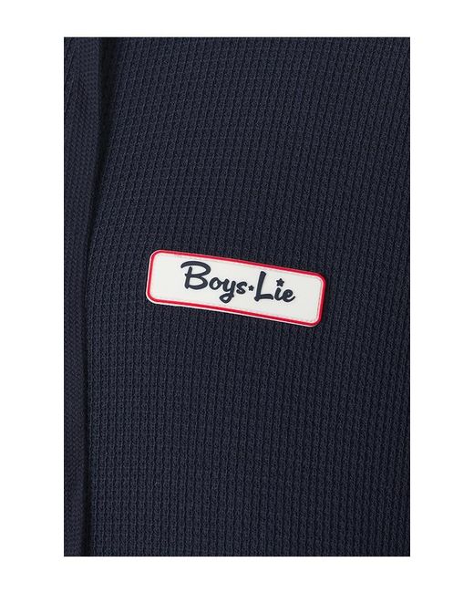 Boys Lie Blue Name Em' Harley Zip Hoodie