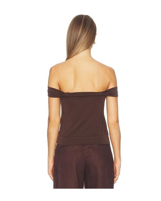geel Brown Wilson Top