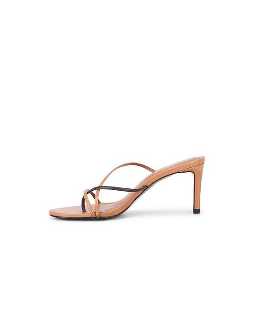 Black Suede Studio White Carla 65 Mule