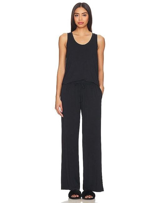 Eberjey Black Gisele Everyday Pant