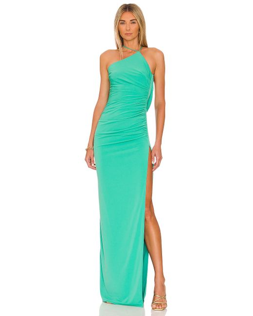 Katie May X Revolve Tyra Gown in Jade (Blue) | Lyst