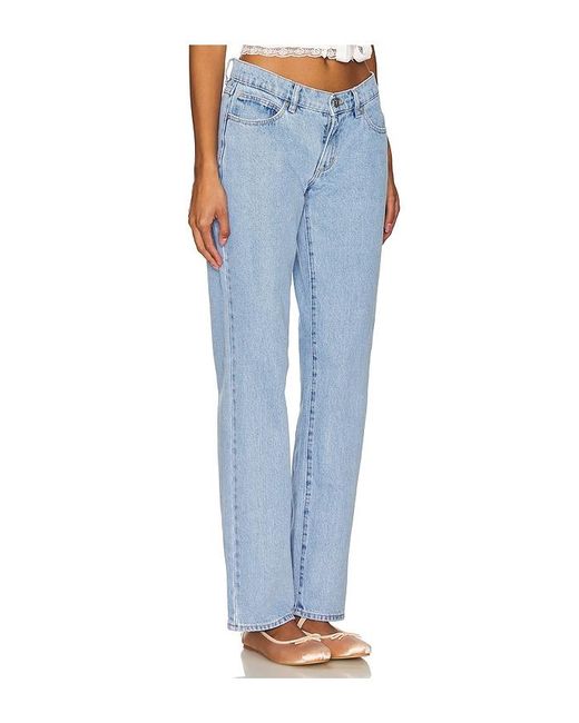 A.Brand Blue Midweight Straight Leg Denim Jeans