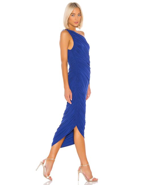 Norma Kamali Synthetic Diana Gown in Berry Blue (Blue) - Save 17% - Lyst