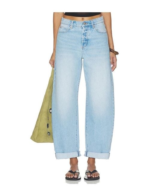 Rolla's Blue Arc Barrel Jeans