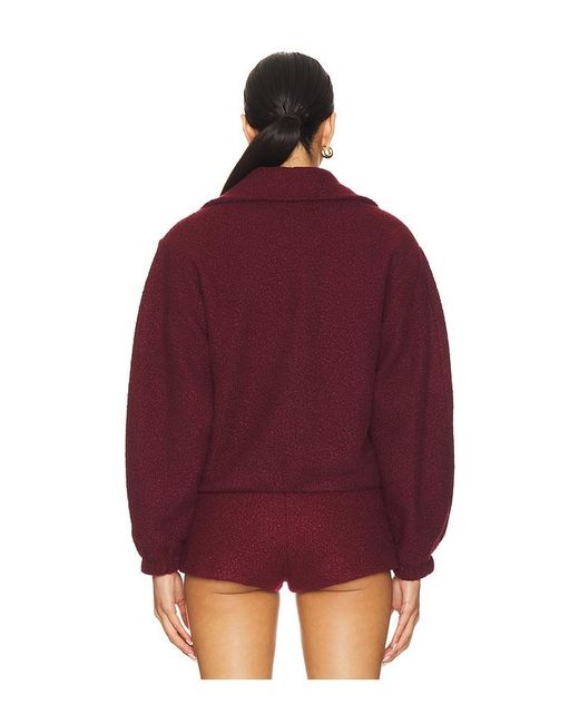 Amanda Uprichard Red X Revolve Como Bomber Jacket