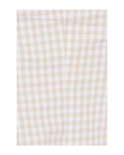 Jonathan Simkhai White Drawstring Pant