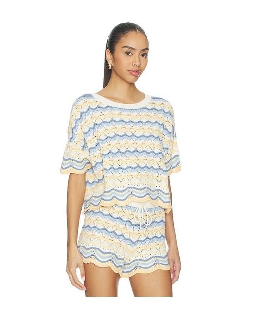 LSPACE White Sunchaser Top