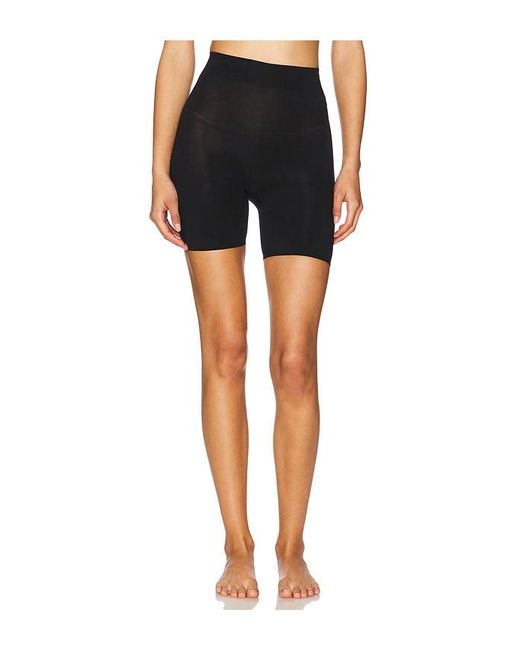 Wolford Black Cotton Contour Control Short