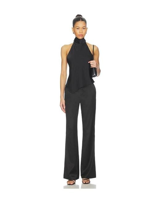 ALL THE WAYS Black Wendy Top