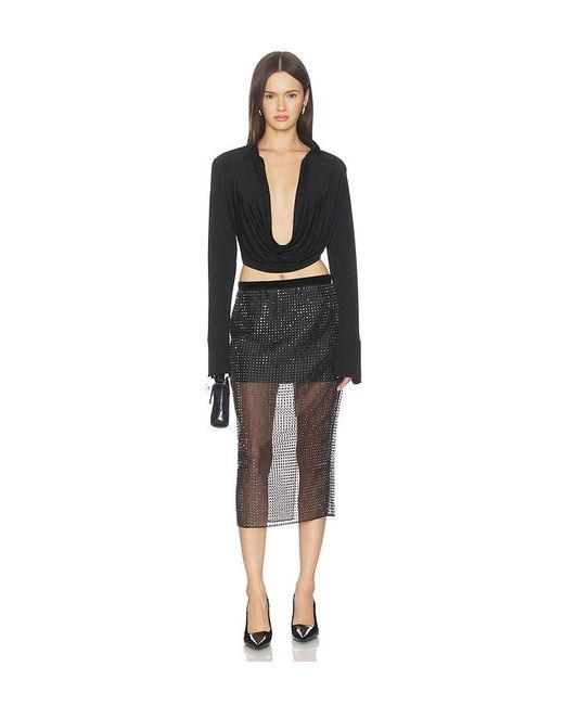 retroféte Black Kitty Skirt