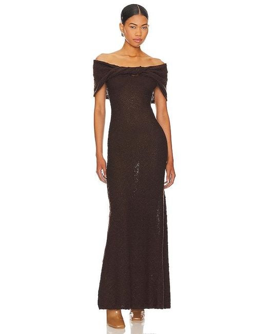 ROBE CALEY en Chocolate LPA en coloris Brown