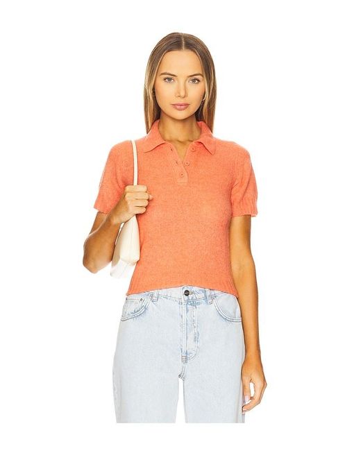 NAADAM Cashmere Featherweight ポロシャツ Orange