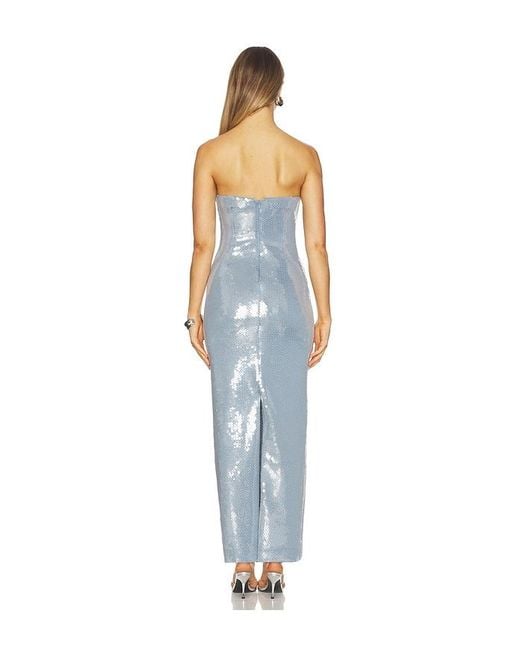 Nbd Blue Noya Maxi Dress