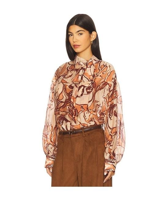 Steve Madden Orange Sutton Top