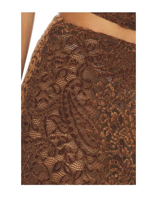 Lioness Brown Hamptons Midi Skirt