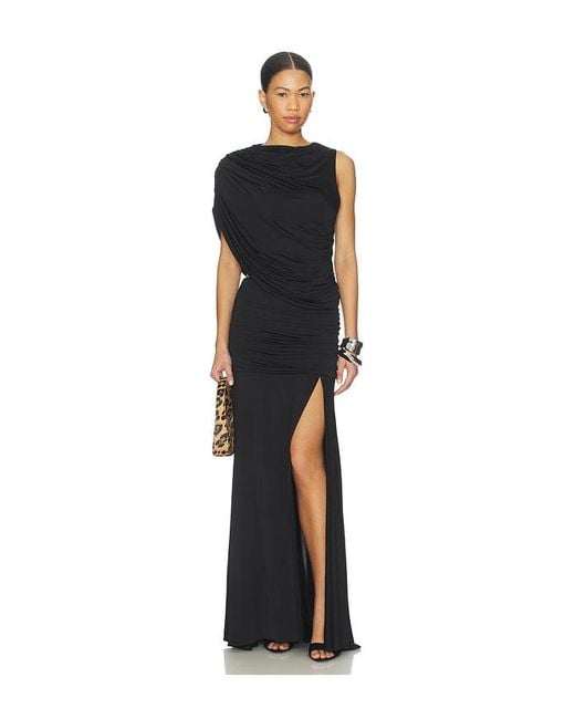 Amanda Uprichard Black Leo Top