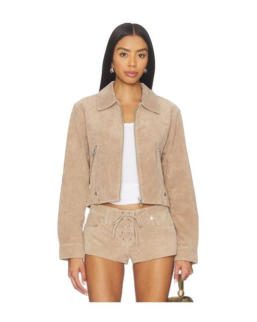 Blank NYC Natural Cropped Jacket