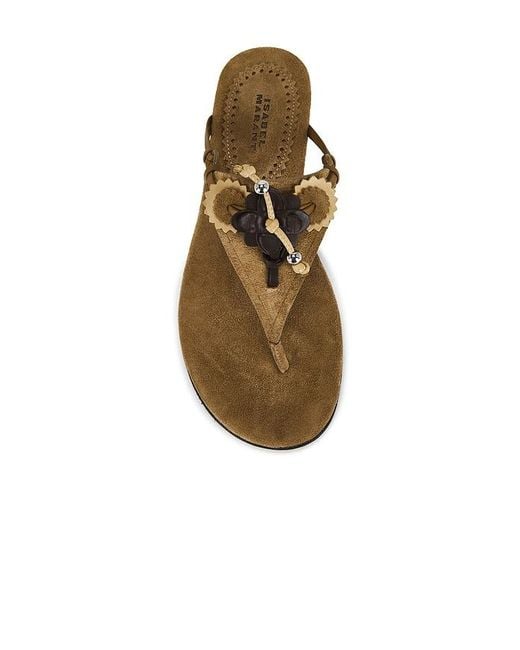 Isabel Marant Metallic Sandale Elato