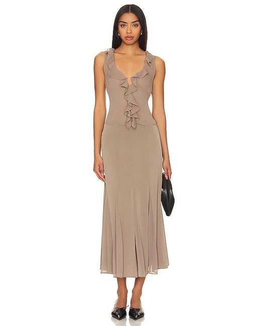 Lioness Natural Rose Ruffle Top