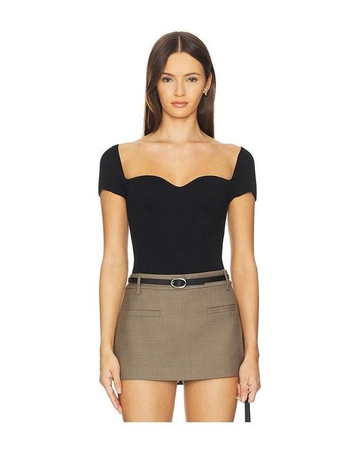 DL1961 Black Heart Knit Top