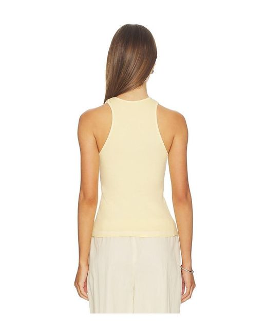 Enza Costa Natural Cotton Rib Boy Tank