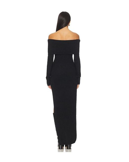 Seven Wonders Black Barly Off Shoulder Maxi Dress