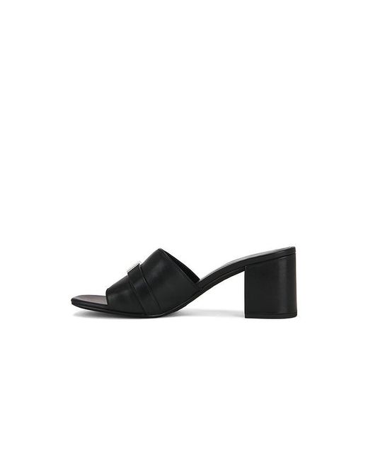 Tory Burch Black Leelee Heeled Mule