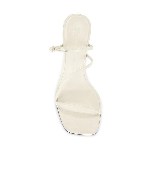 STUDIO AMELIA White Bias Wrap 70 Heel