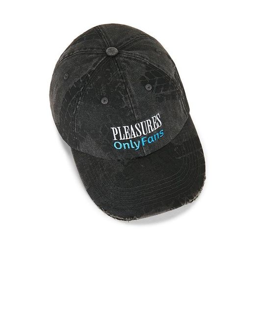 Pleasures Black X Onlyfans Lockup Hat for men