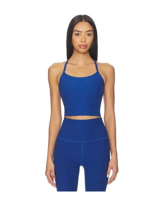 Beyond Yoga Blue Spacedye Tank Top