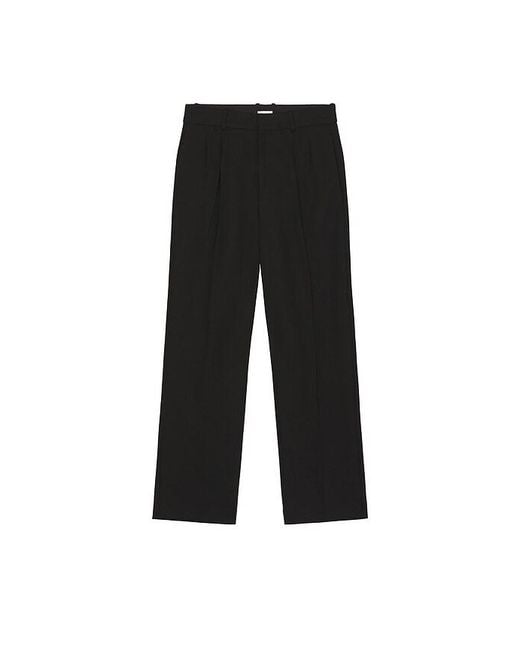 Jonathan Simkhai Black Julian Pleated Trouser for men