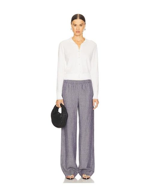 Vince White Double Layer Mesh Cardigan
