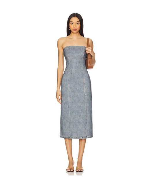 Rag & Bone Jasmine マキシドレス Blue
