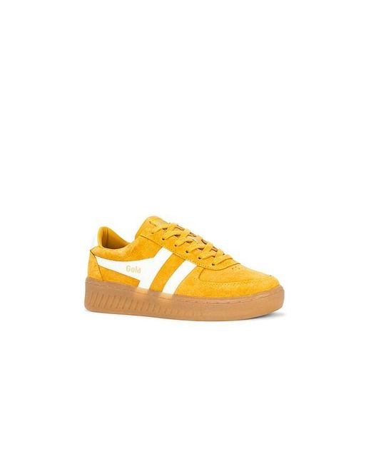 Gola Yellow Grandslam Suede Sneakers