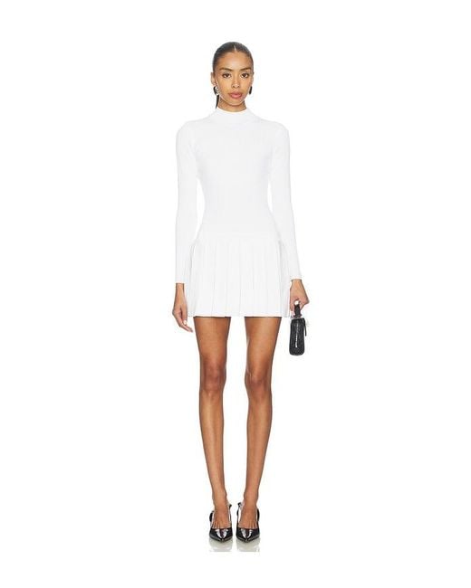 retroféte White Devika Knit Dress