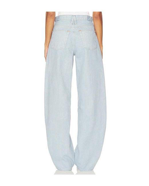 SLVRLAKE Denim Blue Cassie Wide Leg Jeans