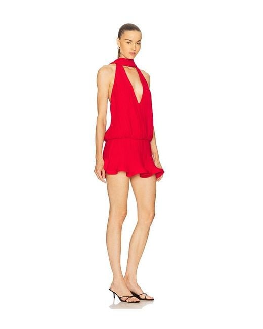 ROWEN ROSE Red X Revolve Abito Dress
