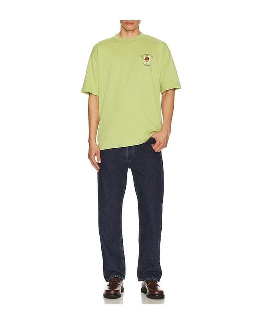 Drole de Monsieur Green Dr&Ocirc;Le De Monsieur T-Shirt Slogan Rose for men