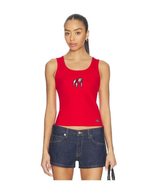 Hype and Vice Red University Of Georgia Mvp Tank Top