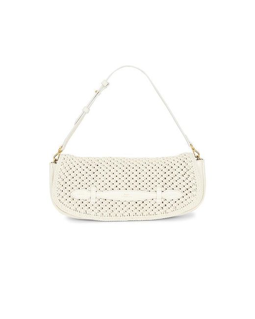 Polo Ralph Lauren White Leather Long Flap Clutch Large