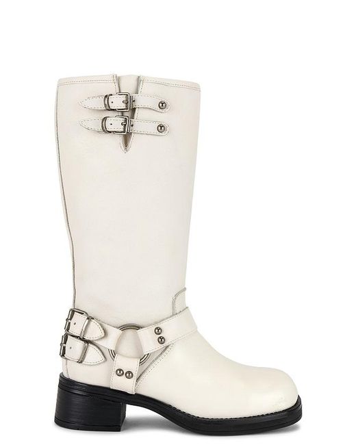 Steve Madden White Boot Astor