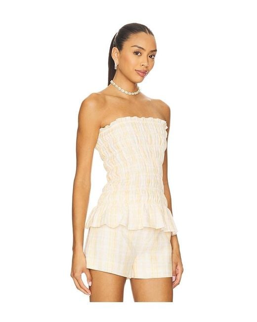 Faithfull The Brand White Iris Top