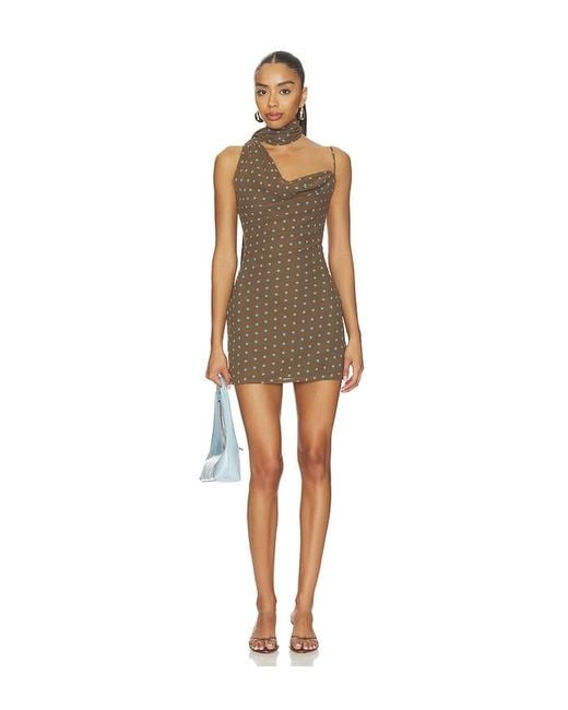 MORE TO COME Natural Betty Mini Dress