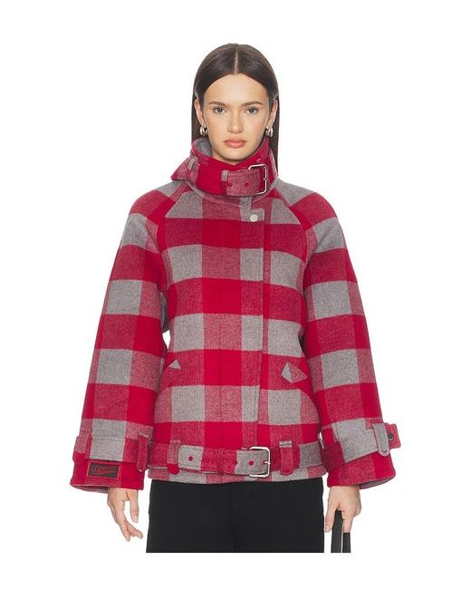 Damson Madder Red Polly Wool Bomber