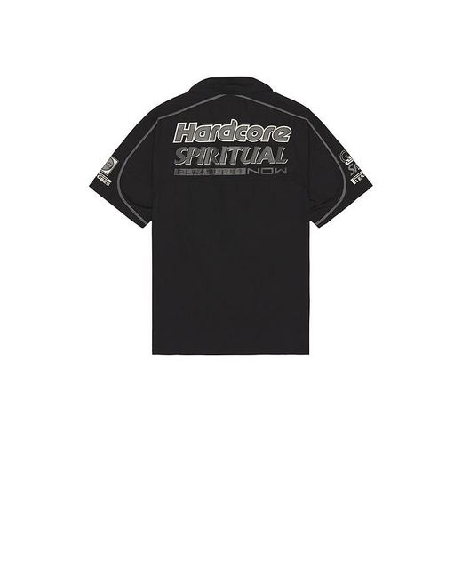 Pleasures Black Terror Button Up Shirt for men