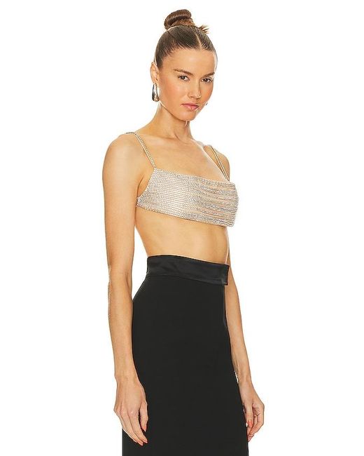 SAU LEE Black Zafina Top