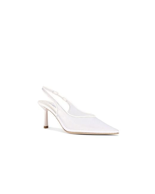 Tony Bianco White Breeze Slingback Pump