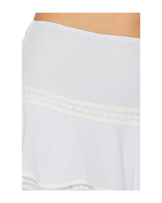 Tularosa White Solia Mini Skirt