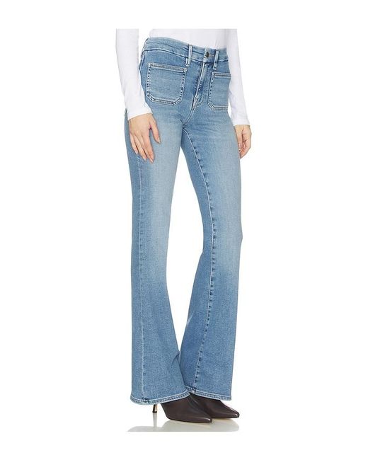 GOOD AMERICAN Blue Good Legs Flare Jeans