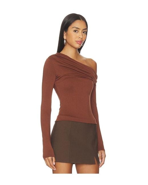 AFRM Brown Bria Top